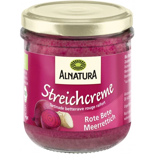 Alnatura Streichcreme Rote Bete Meerrettich 180G