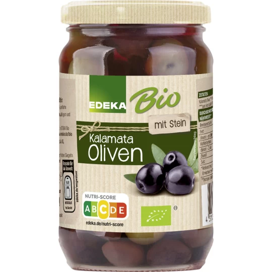 Bio Kalamata Oliven Mit Stein 350G