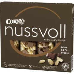 Nussvoll Erdnuss & Vollmilch 4ST 96G