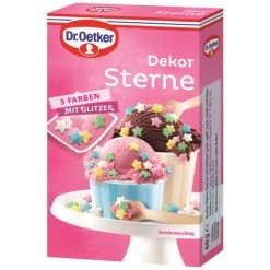 Dr. Oetker Dekor Sterne 5 Farben 60G