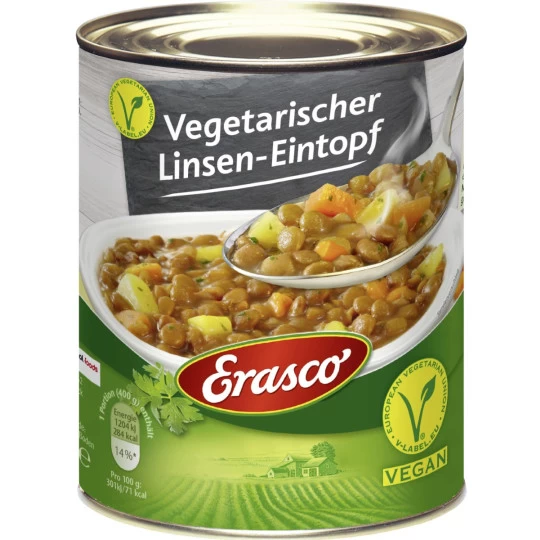 Vegetarischer Linsen-Eintopf 800G
