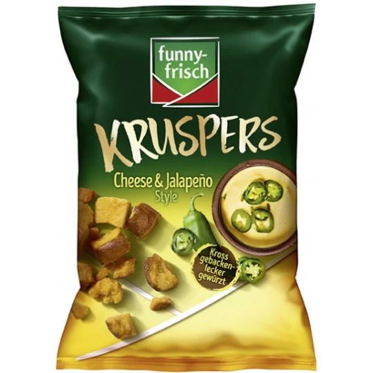 Kruspers Cheese & Jalapeno Style 120G