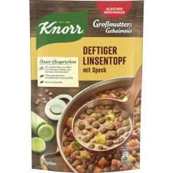 Knorr Großmutters Geheimnis Deftiger Linsentopf 133G