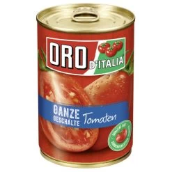 D'Italia Ganze Geschälte Früchte In Tomatensaft 400G