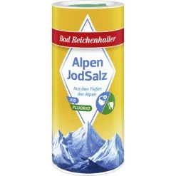 Reichenhaller Alpen Jod Salz + Fluorid 500G