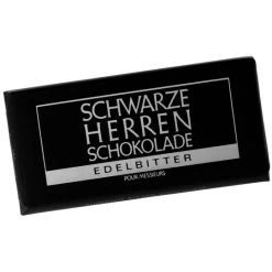 Schwarze Herren Schokolade Edelbitter 100G