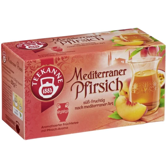Tee Mediterraner Pfirsich 20ST 50G